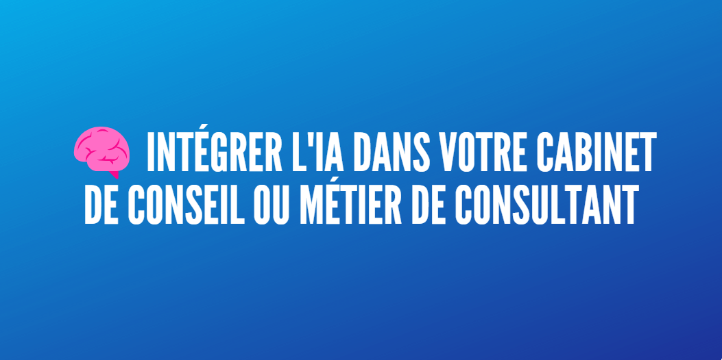 ia conseil consultant