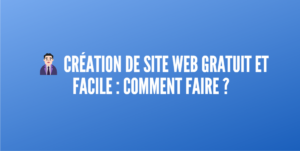 création site web